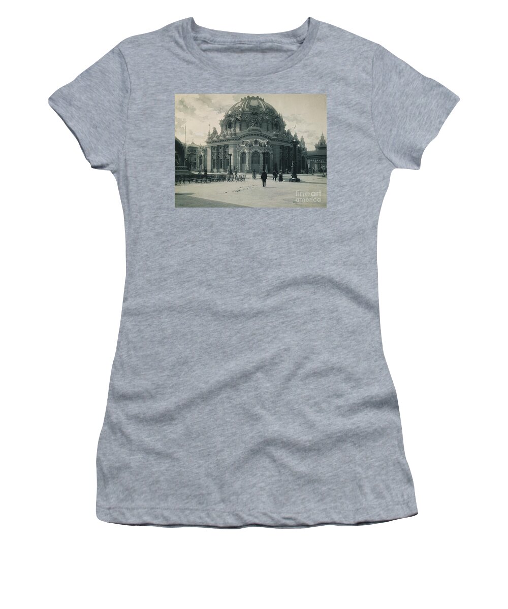 1901 Women's T-Shirt featuring the photograph Pan-american Expo, 1901 #1 by Granger