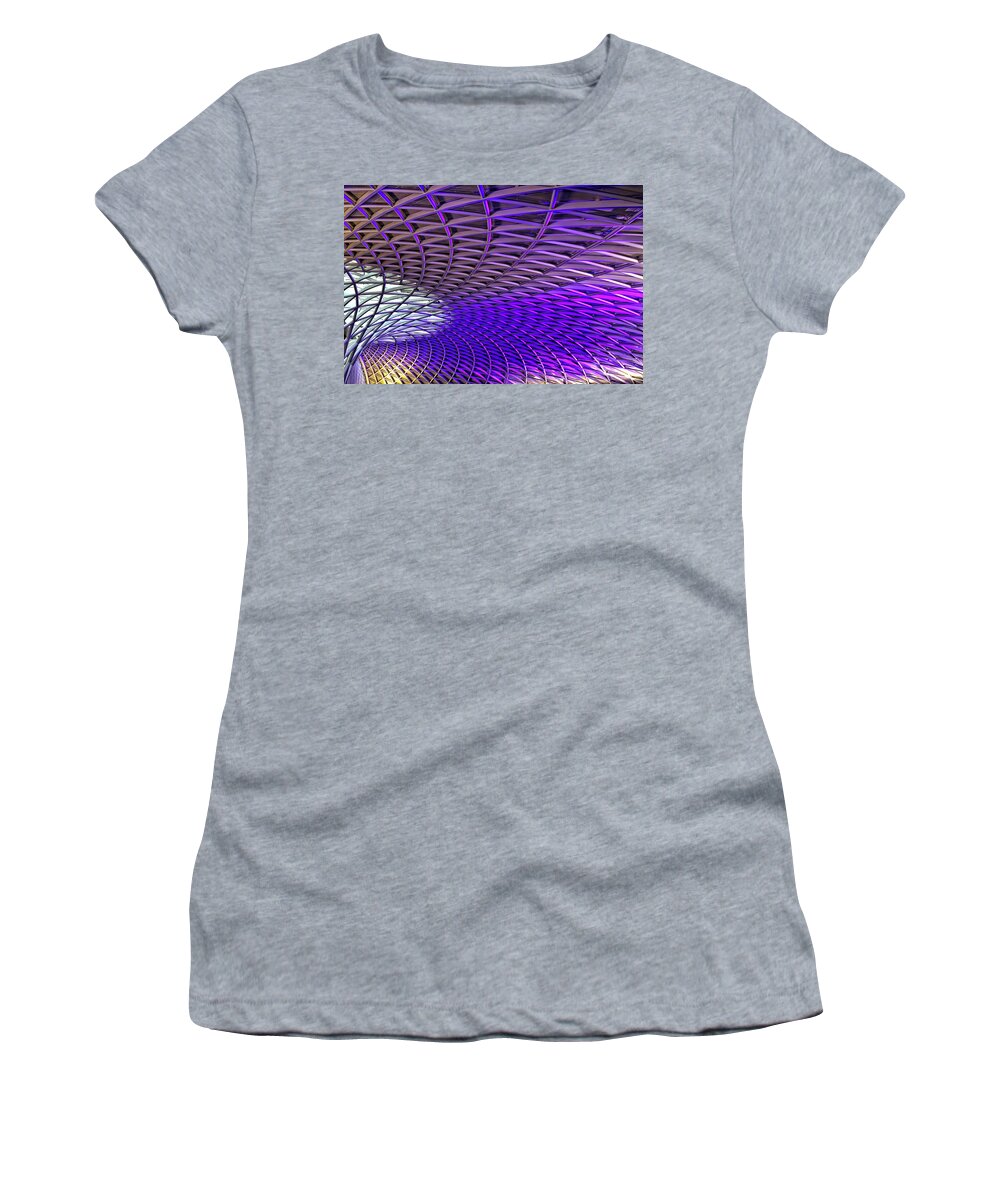 England Women's T-Shirt featuring the photograph Roof Design #1 by Shirley Mitchell