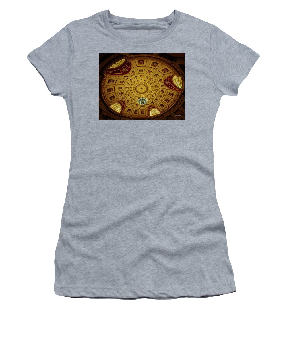 Atascadero Women's T-Shirt featuring the photograph Rotunda #1 by Tim Bryan