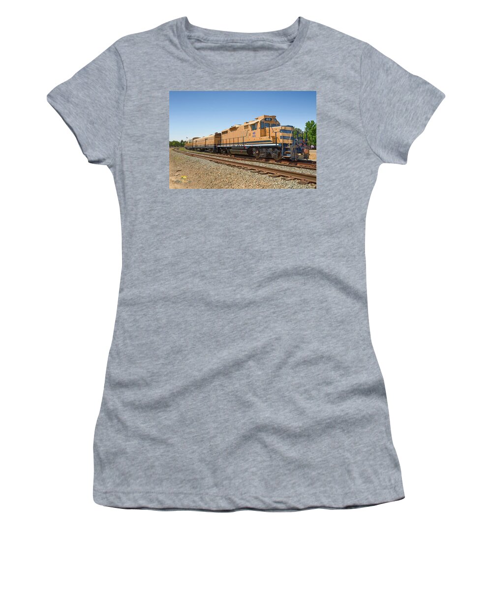Locomotive Women's T-Shirt featuring the photograph Sera 48 #1 by Jim Thompson