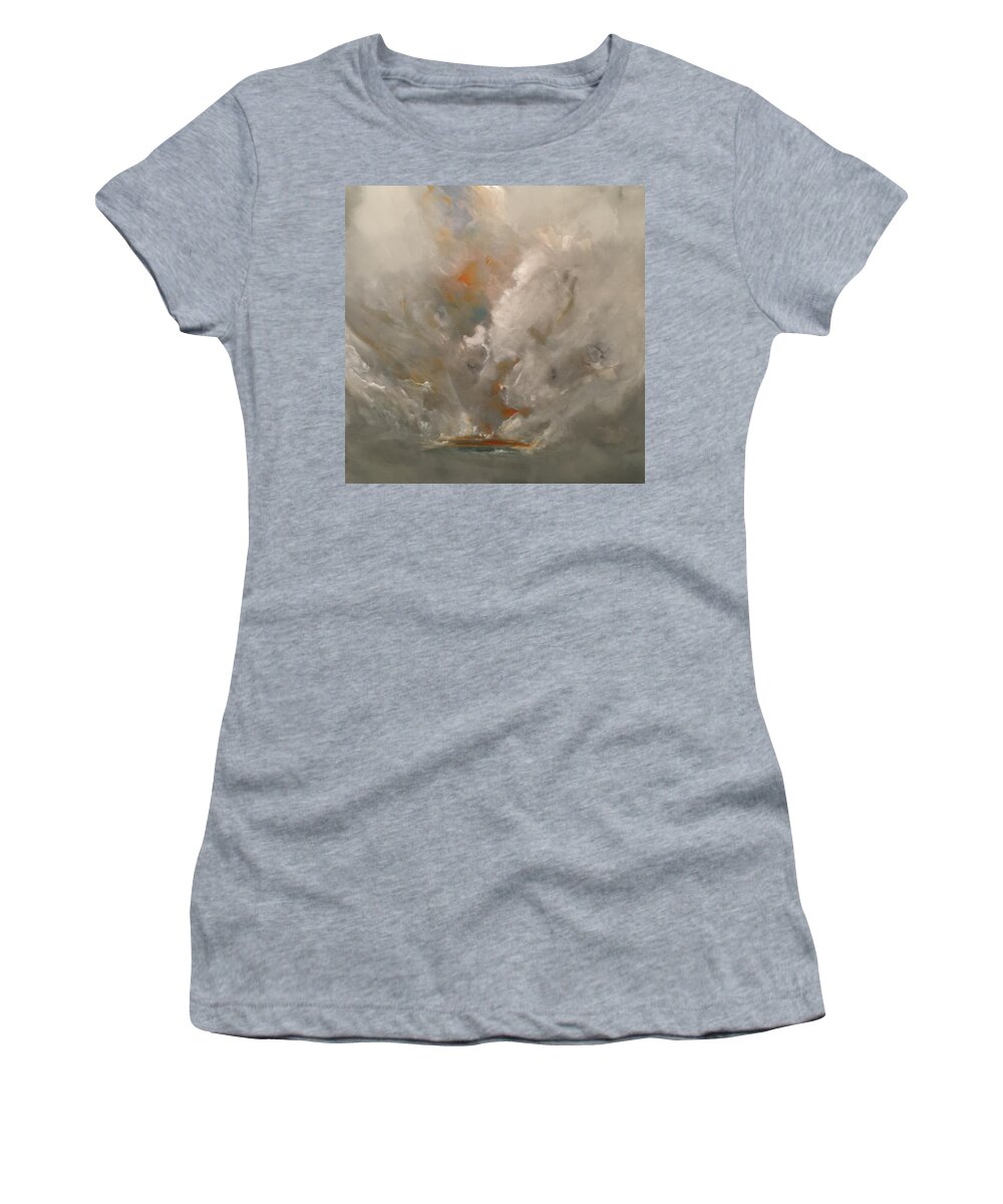 Abstract Women's T-Shirt featuring the painting Solo Io by Soraya Silvestri