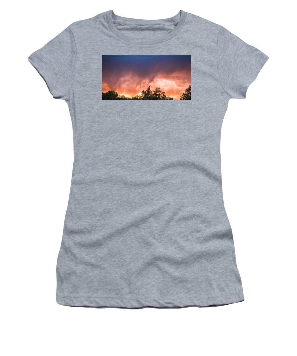 Natanson Women's T-Shirt featuring the photograph Stormy Weather #1 by Steven Natanson