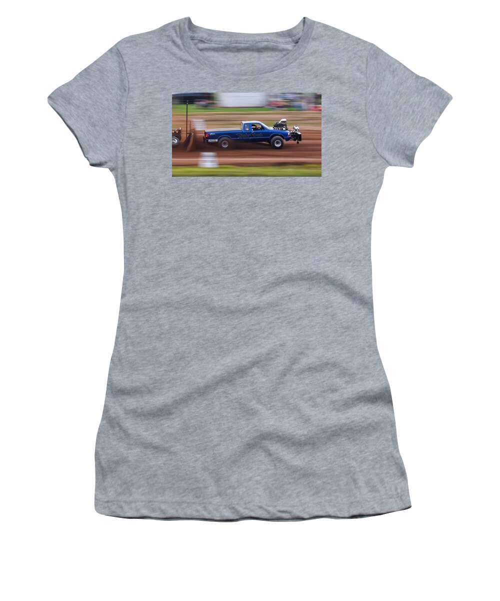 Thunder Struck Women's T-Shirt featuring the photograph Thunder Struck by Holden The Moment