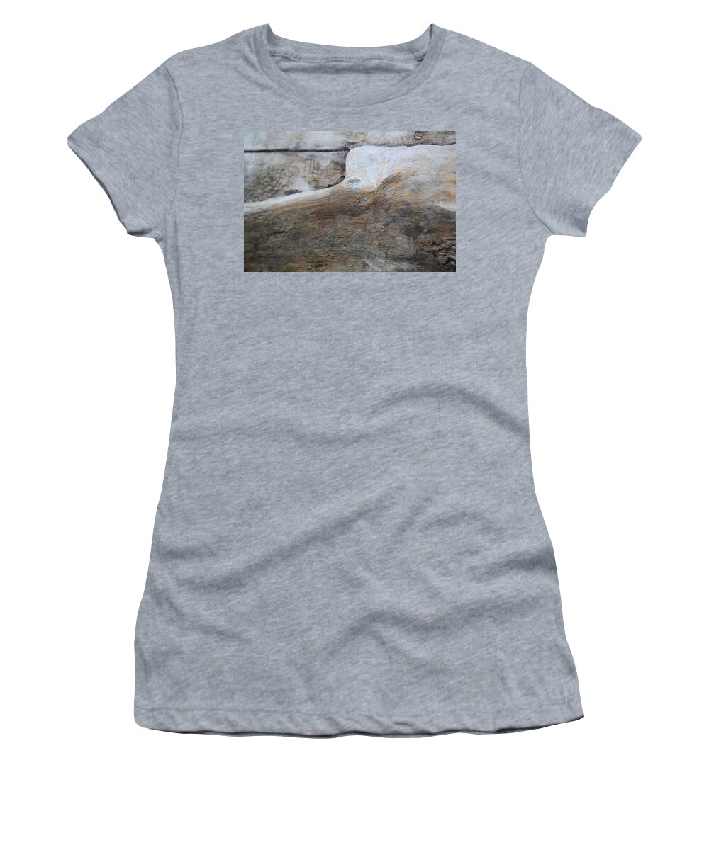 Tidal Women's T-Shirt featuring the photograph Tidal Wood - 1492 by Annekathrin Hansen