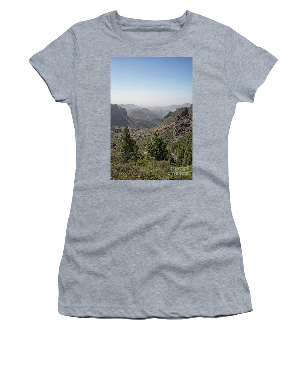 Angle Women's T-Shirt featuring the photograph View on Gran Canaria by Patricia Hofmeester