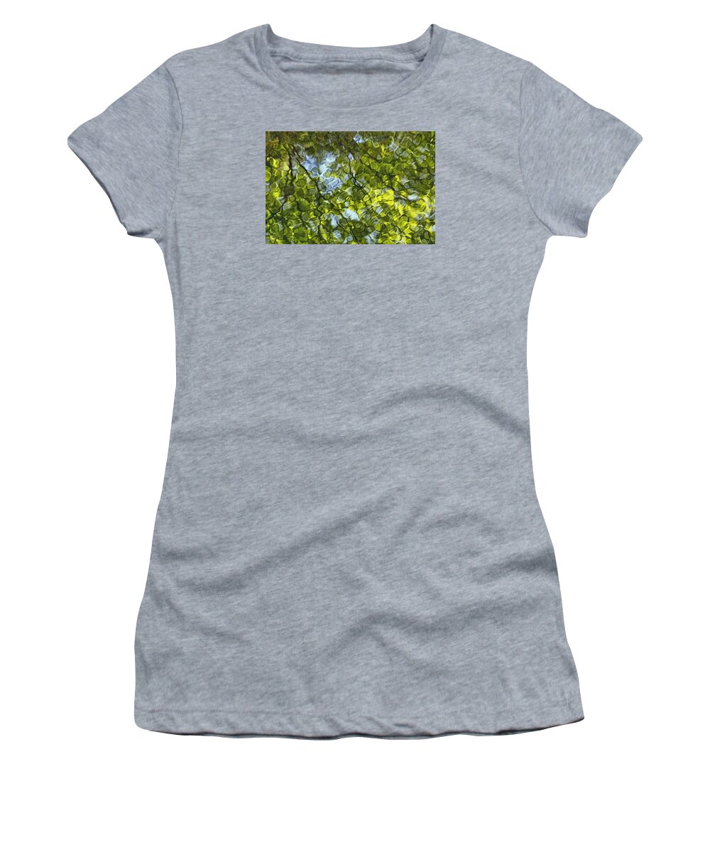 Water Women's T-Shirt featuring the photograph Witch Creek Ripples 1 by Theo O'Connor
