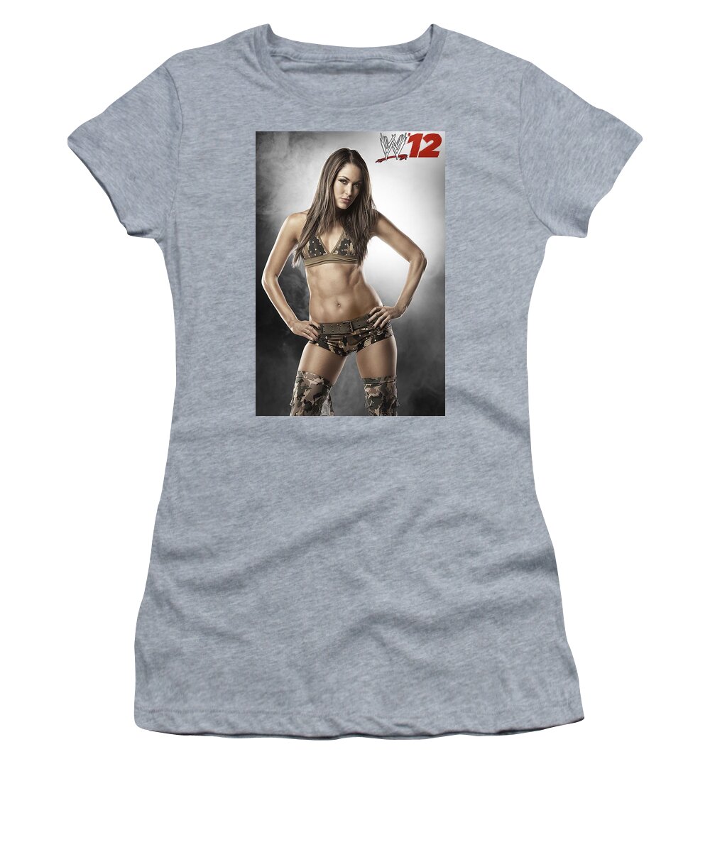 Wwe Women's T-Shirt featuring the photograph WWE #1 by Mariel Mcmeeking