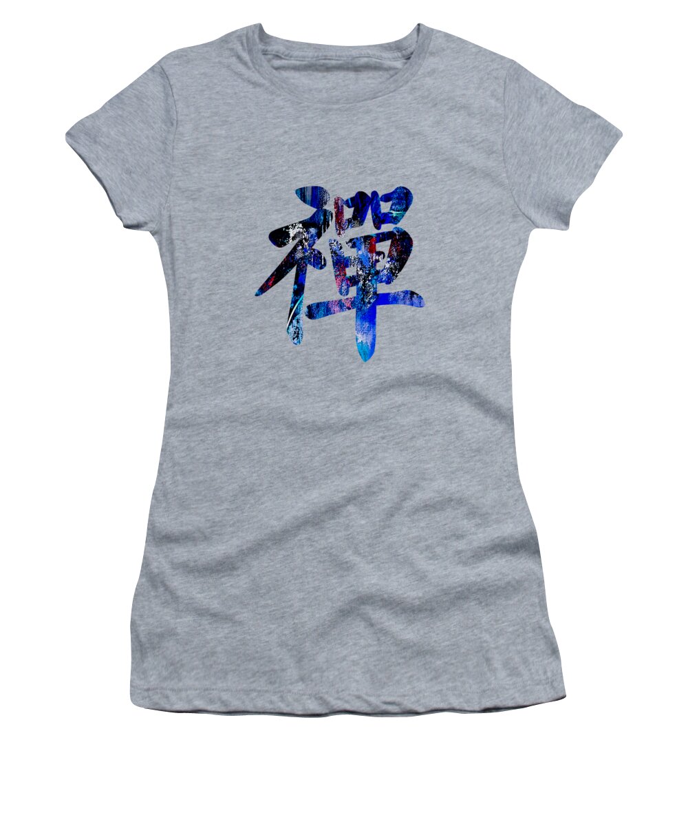 Namaste Women's T-Shirt featuring the mixed media Zen #1 by Marvin Blaine