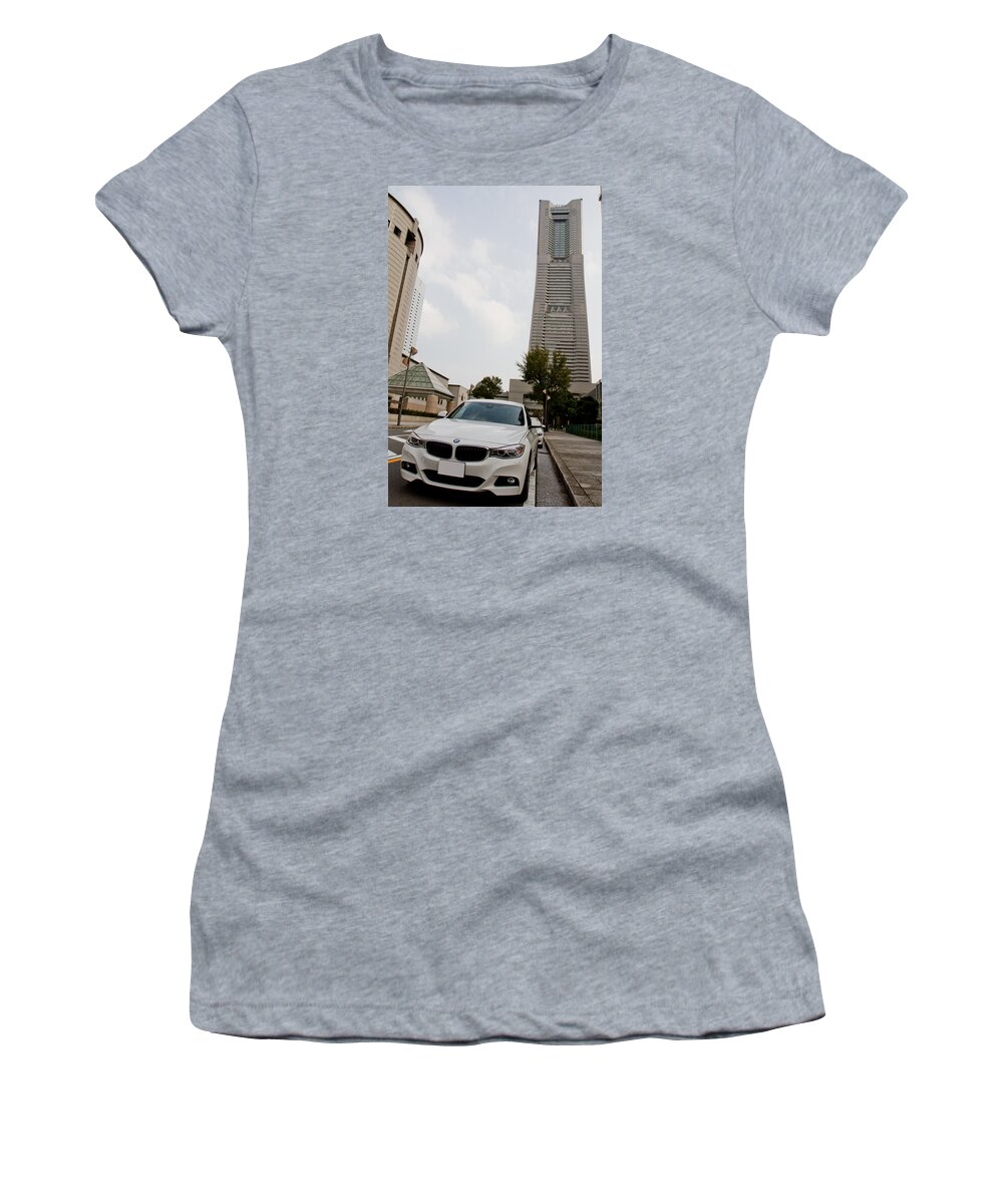 Bmw Women's T-Shirt featuring the photograph BMW #10 by Ct Gutti