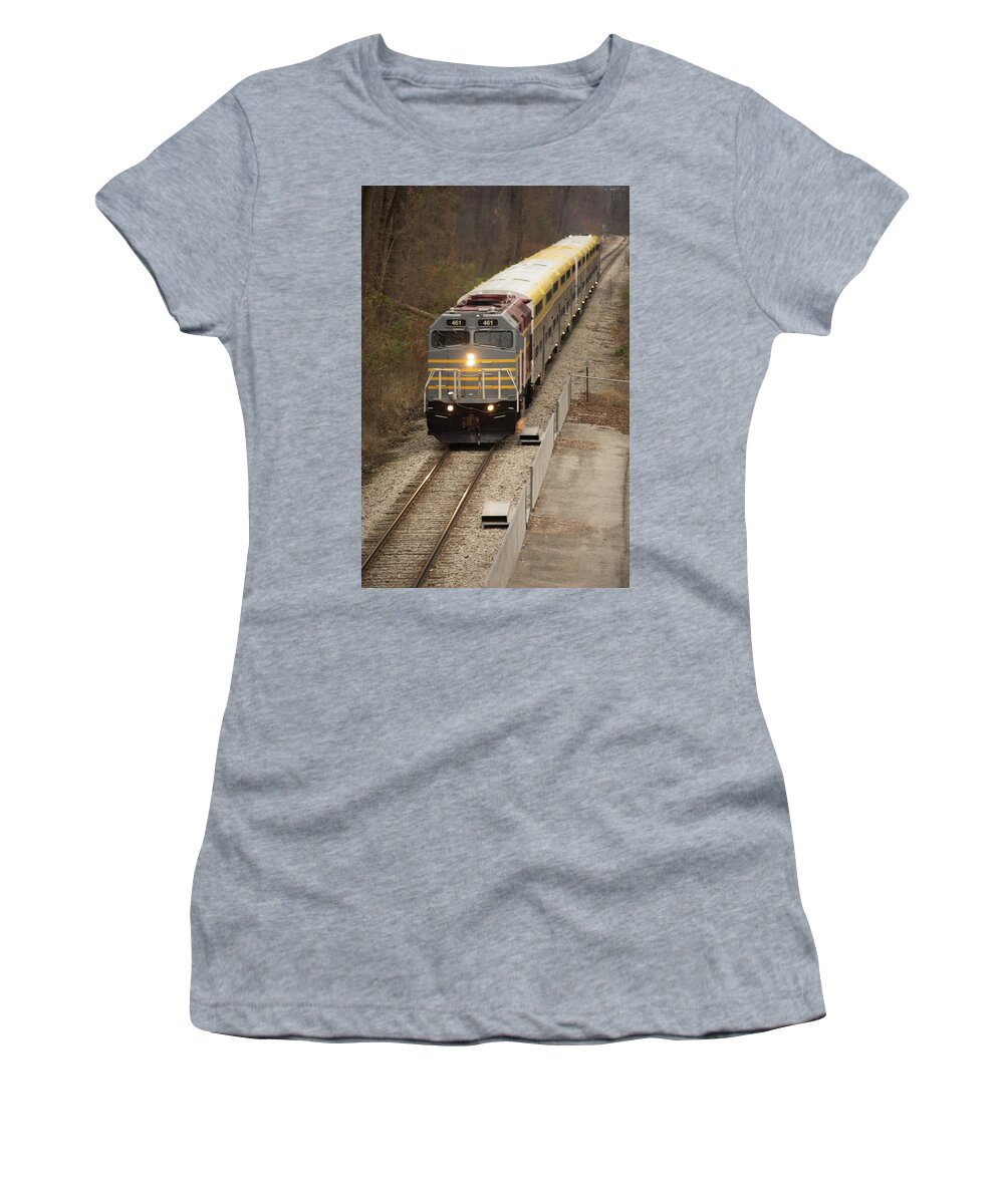 Iowa Women's T-Shirt featuring the photograph 10723 Hawkeye Express by Pamela Williams