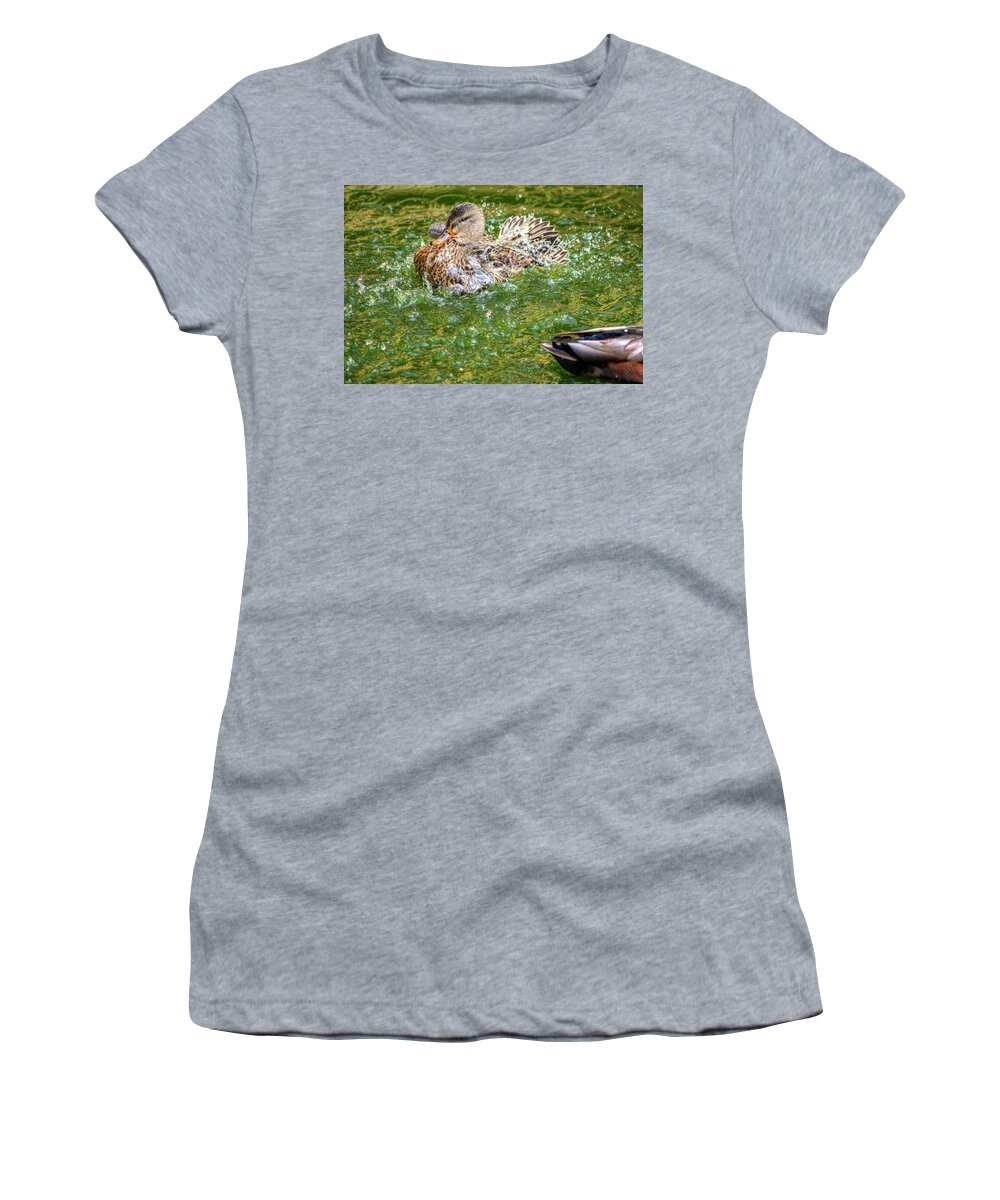 Hannover Zoo Germany Women's T-Shirt featuring the photograph Hannover Zoo GERMANY #11 by Paul James Bannerman