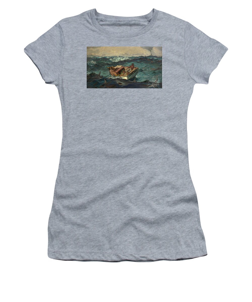 The Gulf Stream Women's T-Shirt featuring the painting The Gulf Stream by Winslow Homer