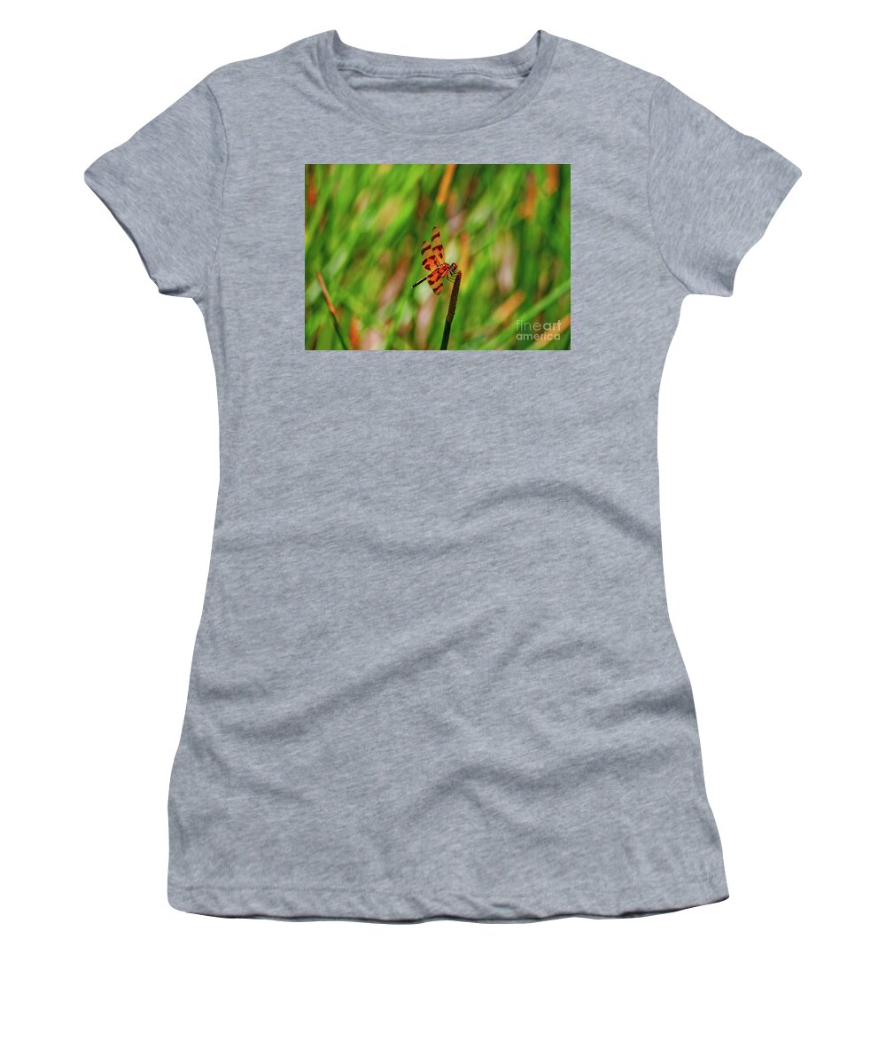 Dragonfly Women's T-Shirt featuring the photograph 15- Dragonfly by Joseph Keane