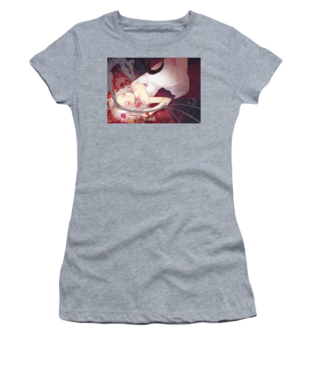 Original Women's T-Shirt featuring the digital art Original #187 by Super Lovely