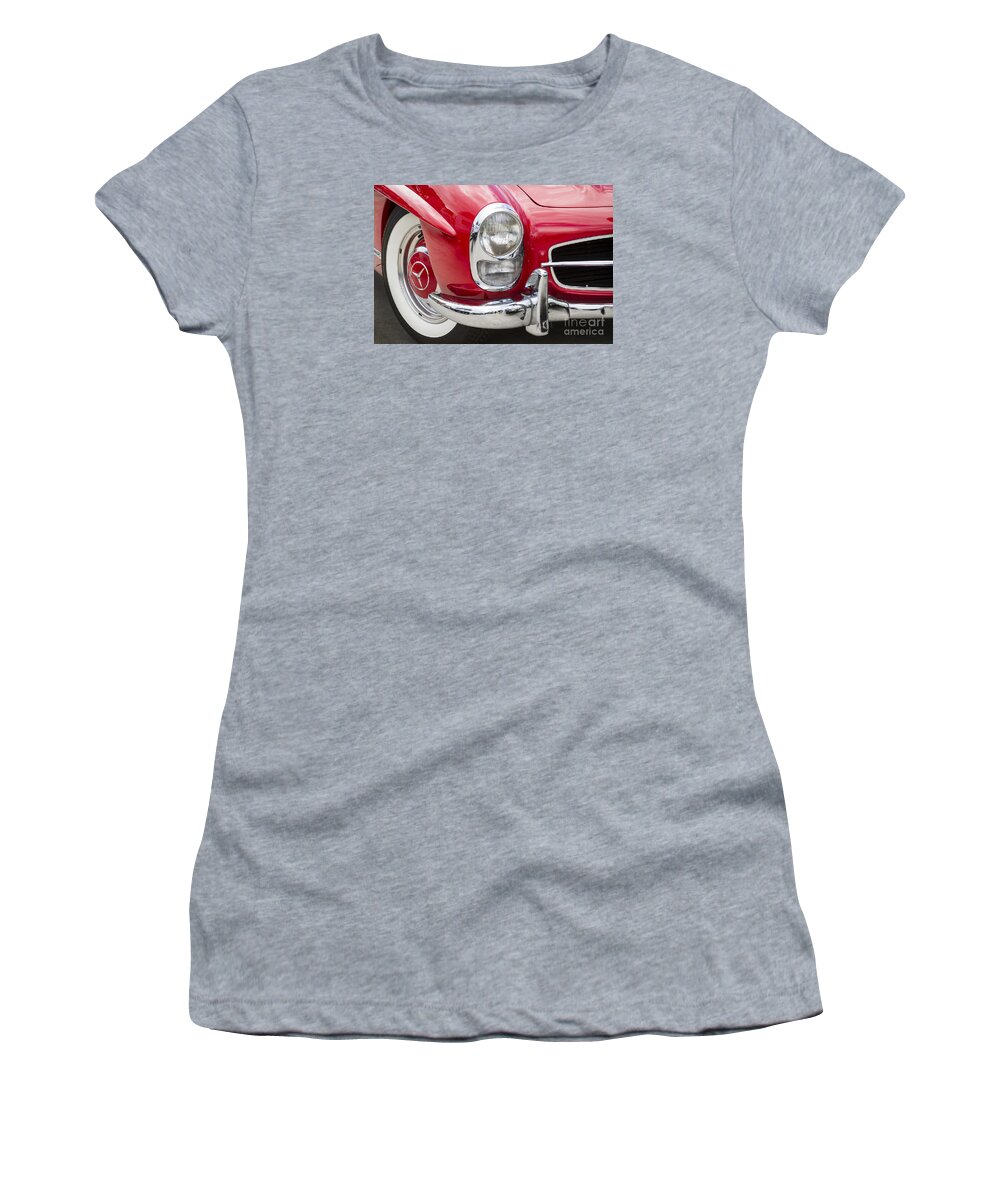 Mercedes Women's T-Shirt featuring the photograph 1961 300 Sl by Dennis Hedberg