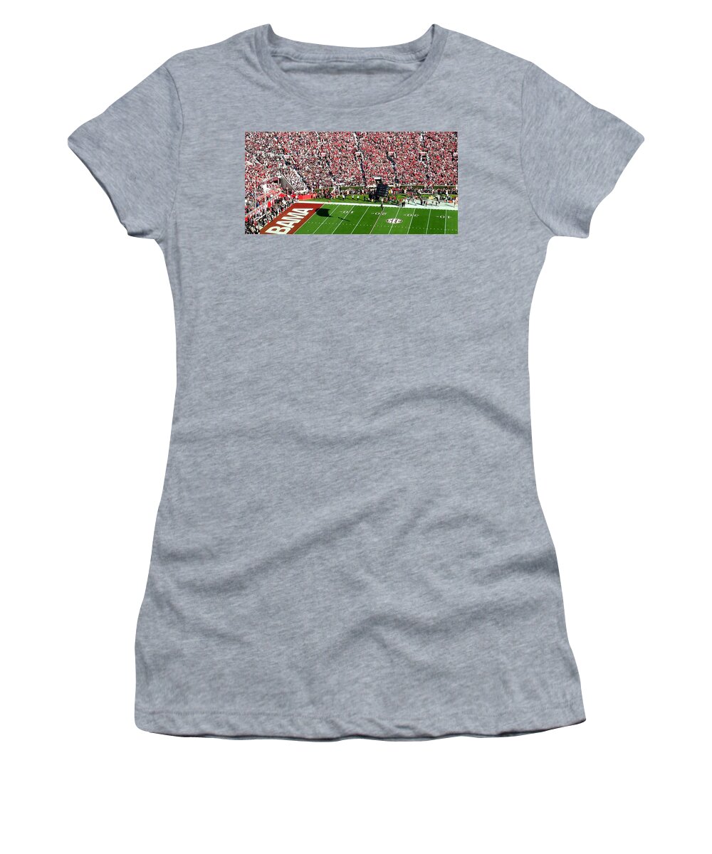 Gameday Women's T-Shirt featuring the photograph Army Rangers Drop In On Gameday by Kenny Glover