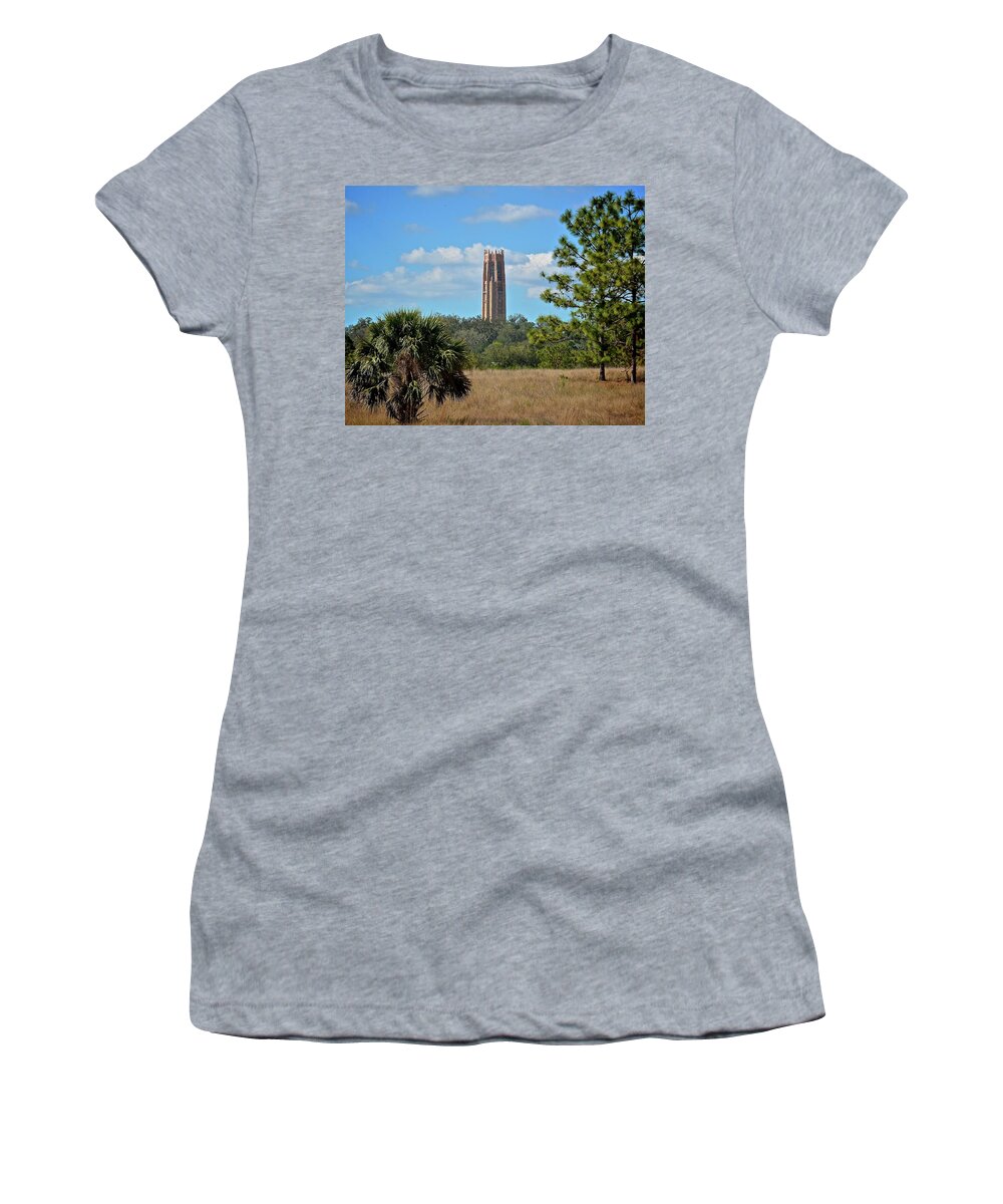 Bok Women's T-Shirt featuring the photograph Bok Tower #2 by Carol Bradley