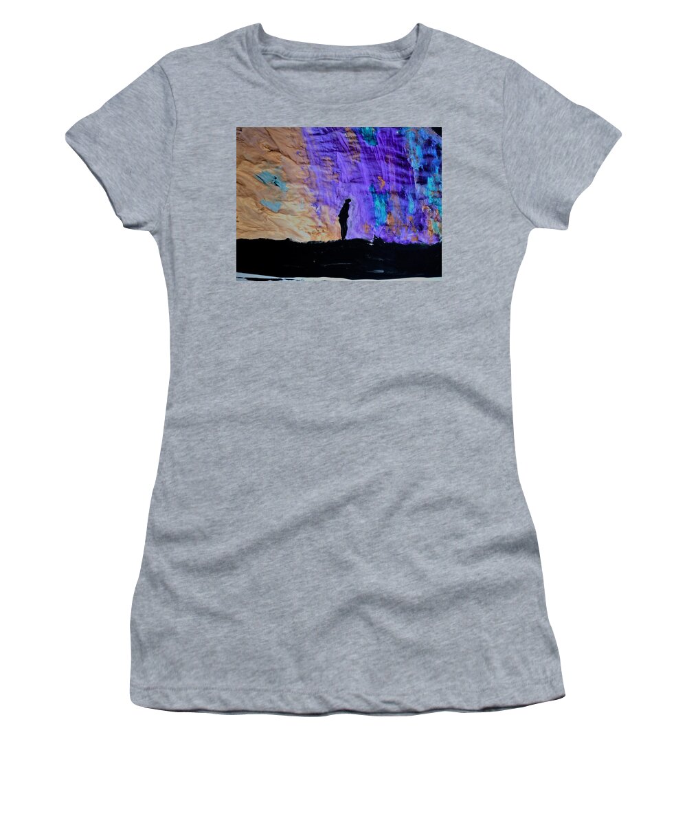 Eternity Women's T-Shirt featuring the painting E.t.e.r.n.i.t.y. #2 by Love Art Wonders By God