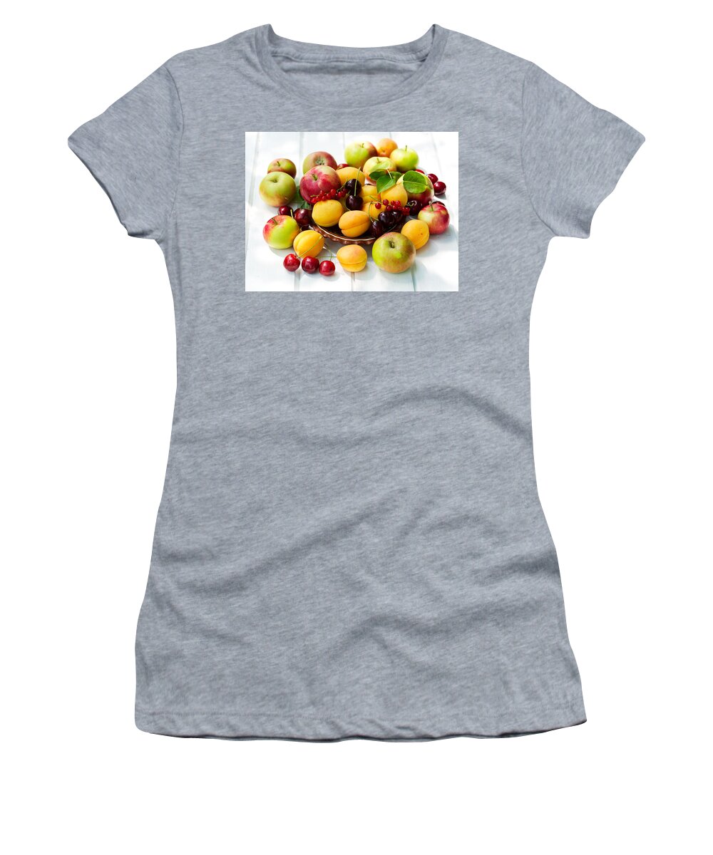 Fruit Women's T-Shirt featuring the digital art Fruit #2 by Maye Loeser