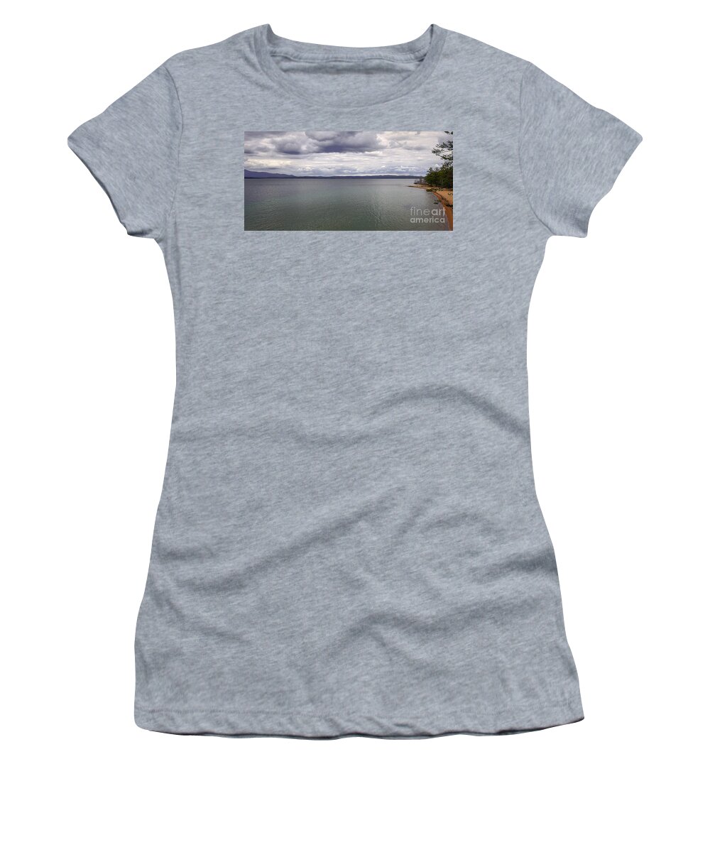 Lake Winnipesaukee Women's T-Shirt featuring the photograph Lake Winnipesaukee #2 by Mim White