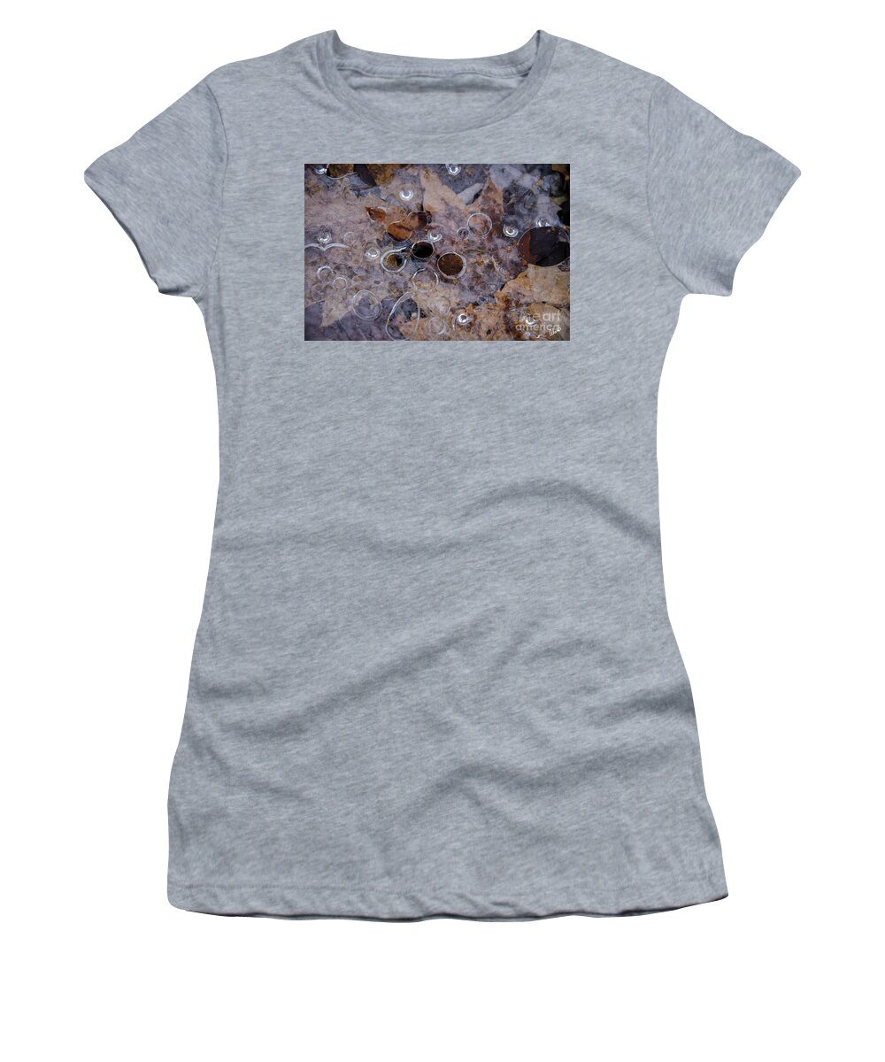 December Women's T-Shirt featuring the photograph Natures Patterns #2 by Alana Ranney