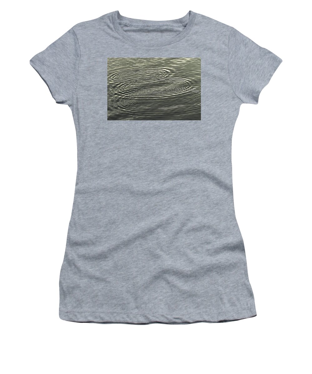 Situations Women's T-Shirt featuring the photograph Ripple Effect by John Glass