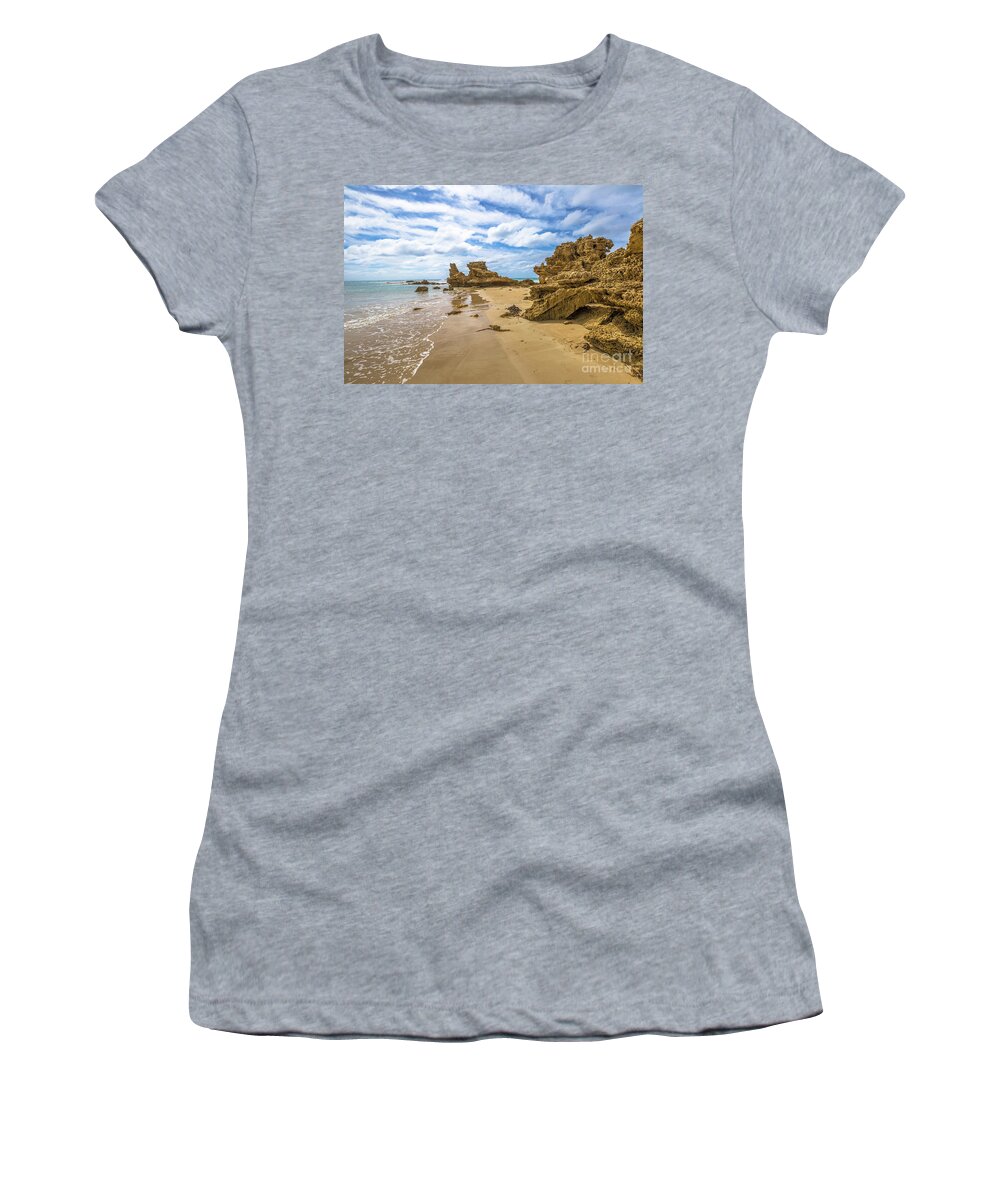 Anglesea Women's T-Shirt featuring the photograph Roadknight Point Victoria #2 by Benny Marty