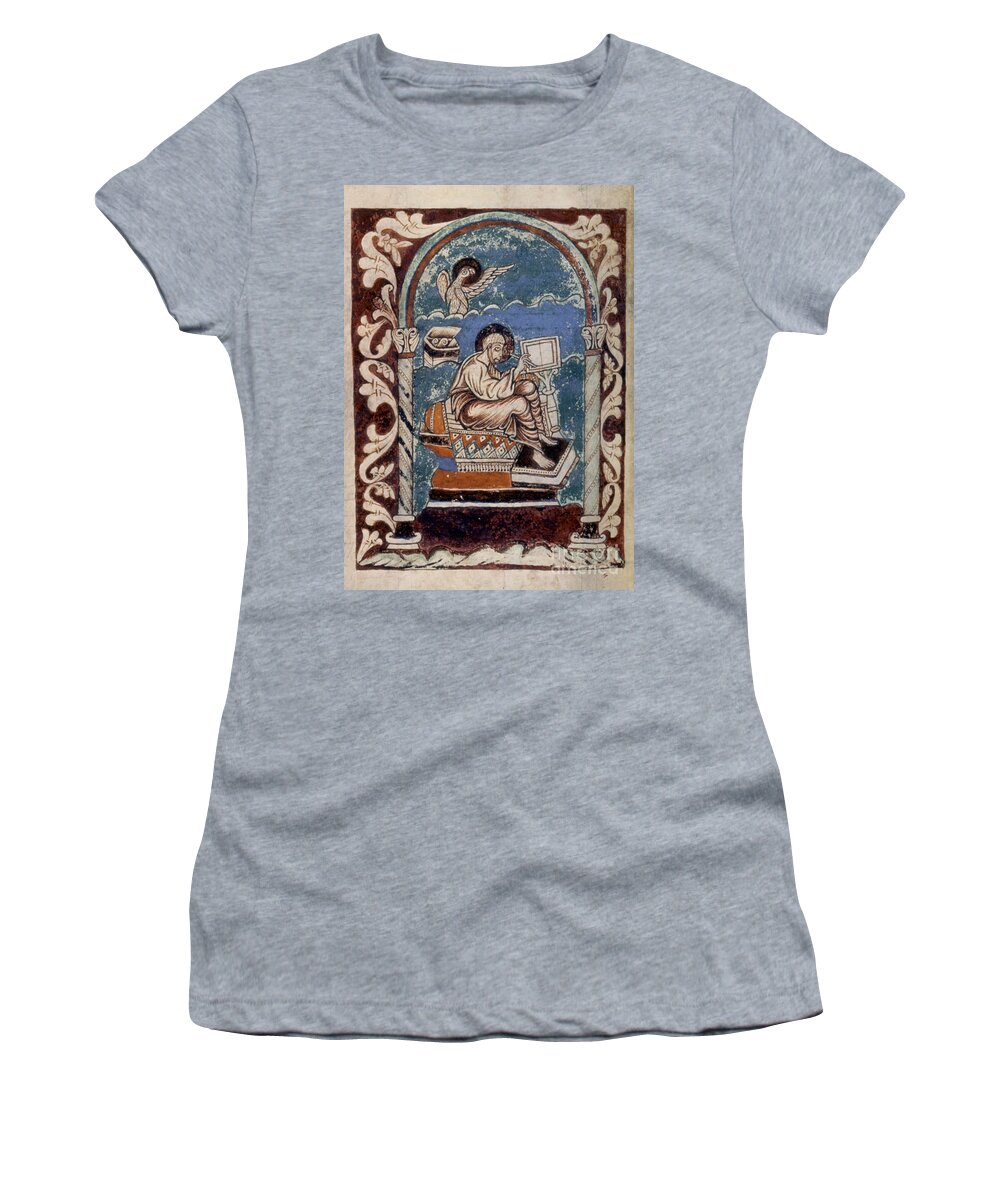 10th Century Women's T-Shirt featuring the painting Saint John #2 by Granger