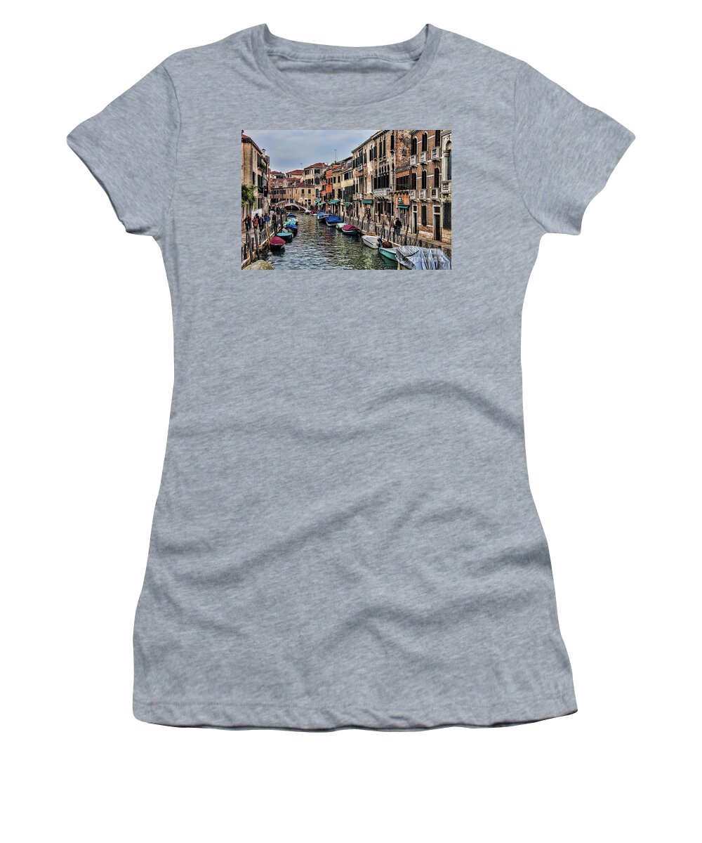 Venice Women's T-Shirt featuring the photograph Venice #2 by Shirley Mangini