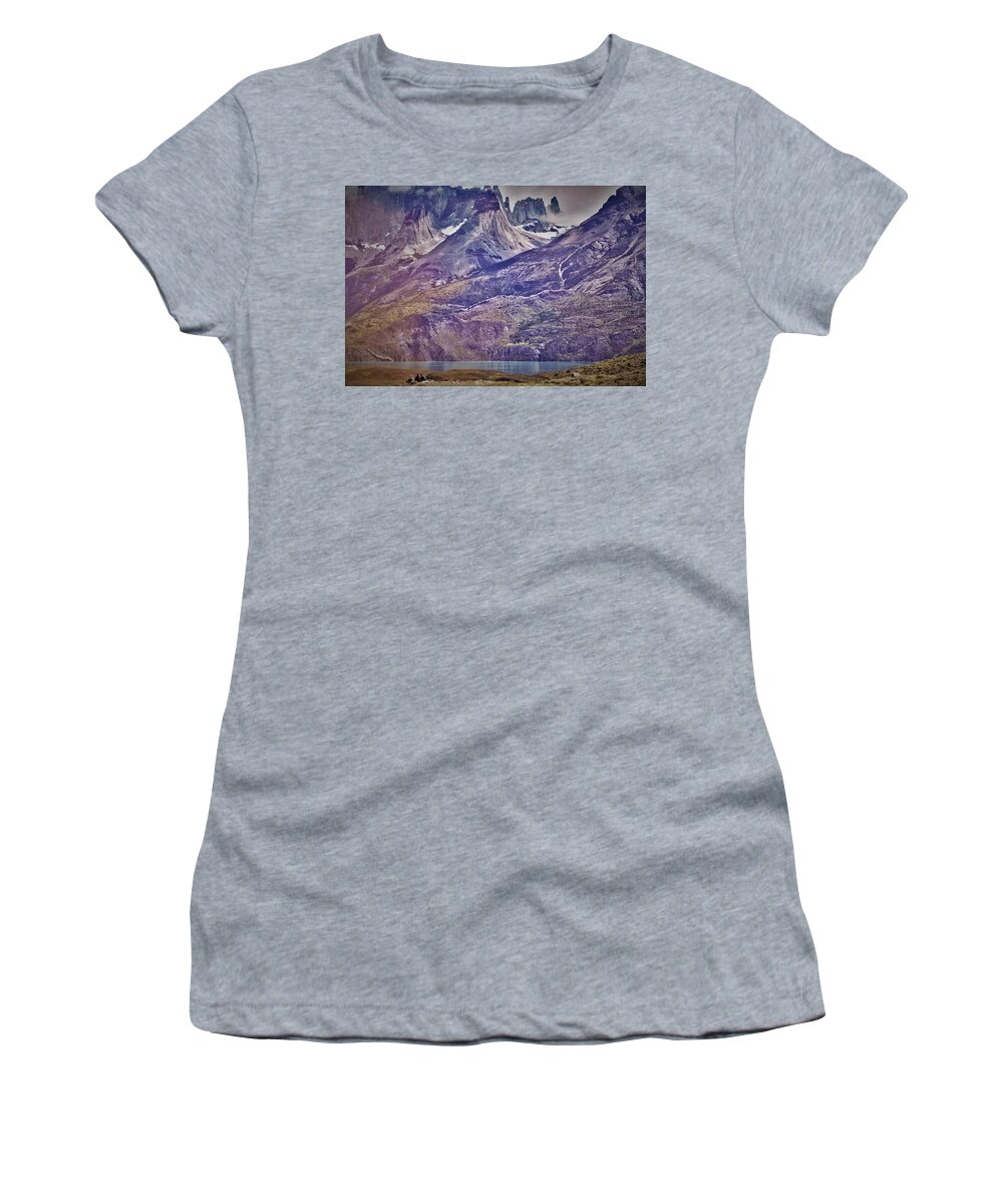 Patagonia Women's T-Shirt featuring the photograph Patagonia Vista by Mark Mitchell