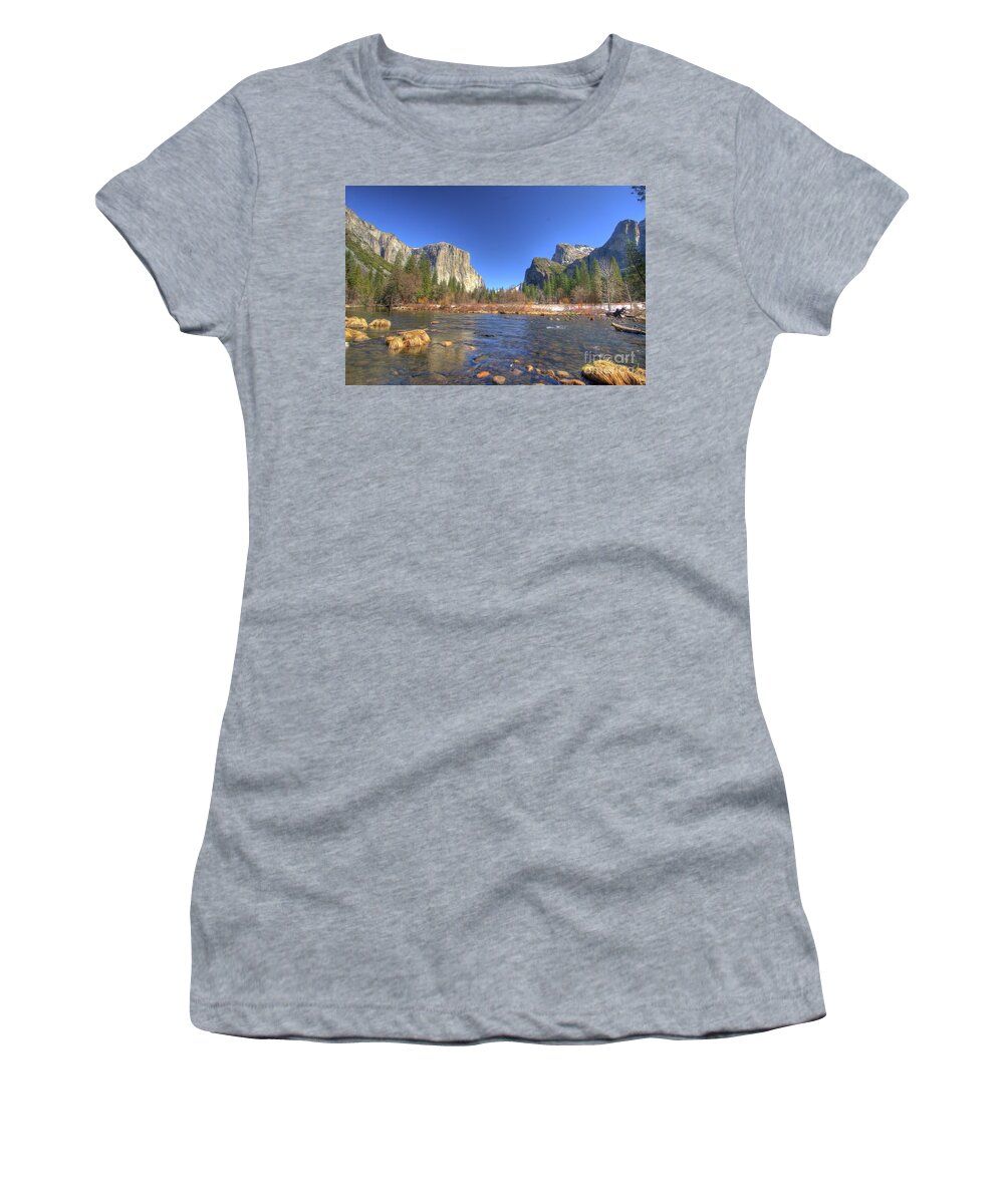 Yosemite Women's T-Shirt featuring the photograph Yosemite #21 by Marc Bittan