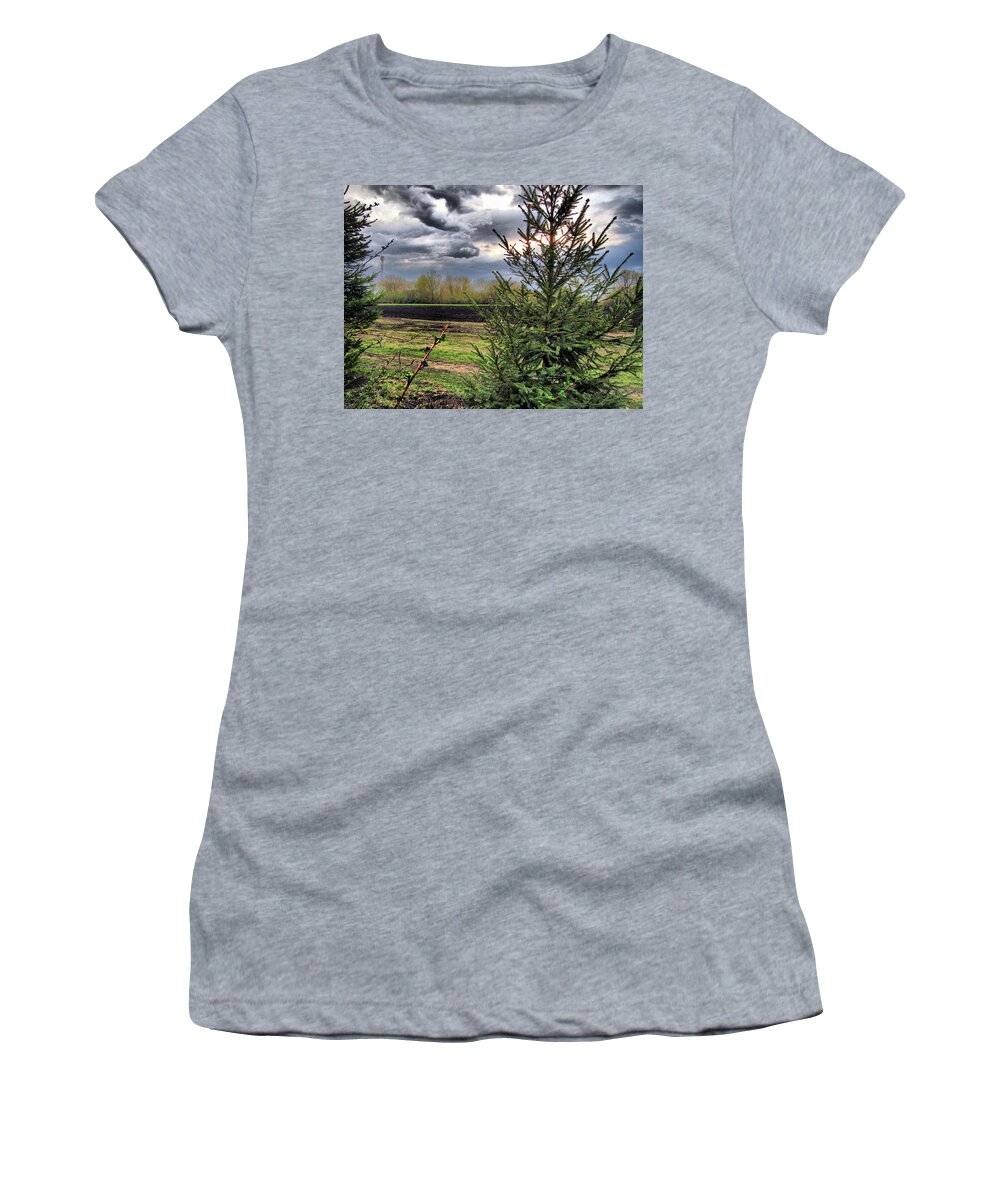 Hdr Women's T-Shirt featuring the photograph HDR #24 by Jackie Russo