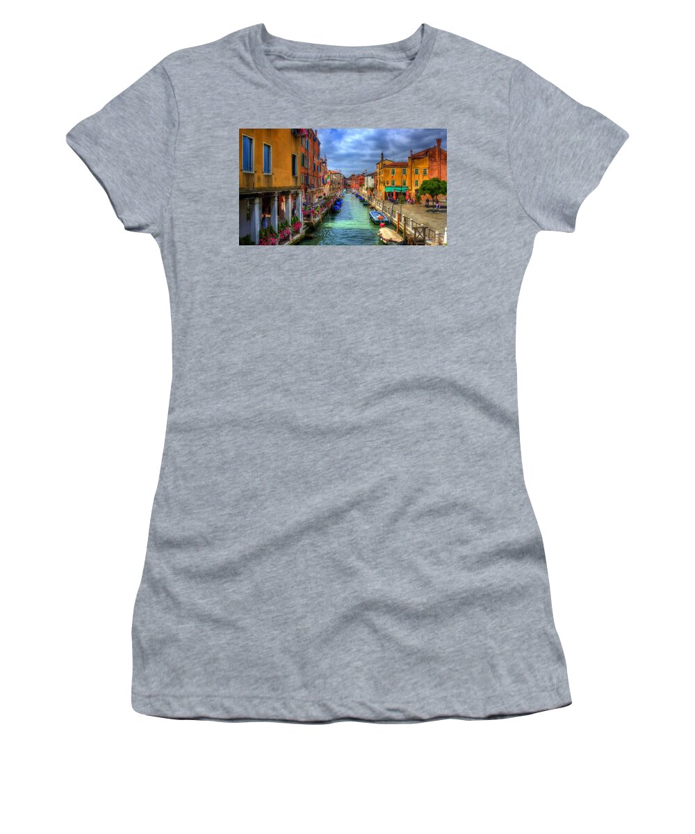 Venice Women's T-Shirt featuring the photograph Venice #3 by Jackie Russo