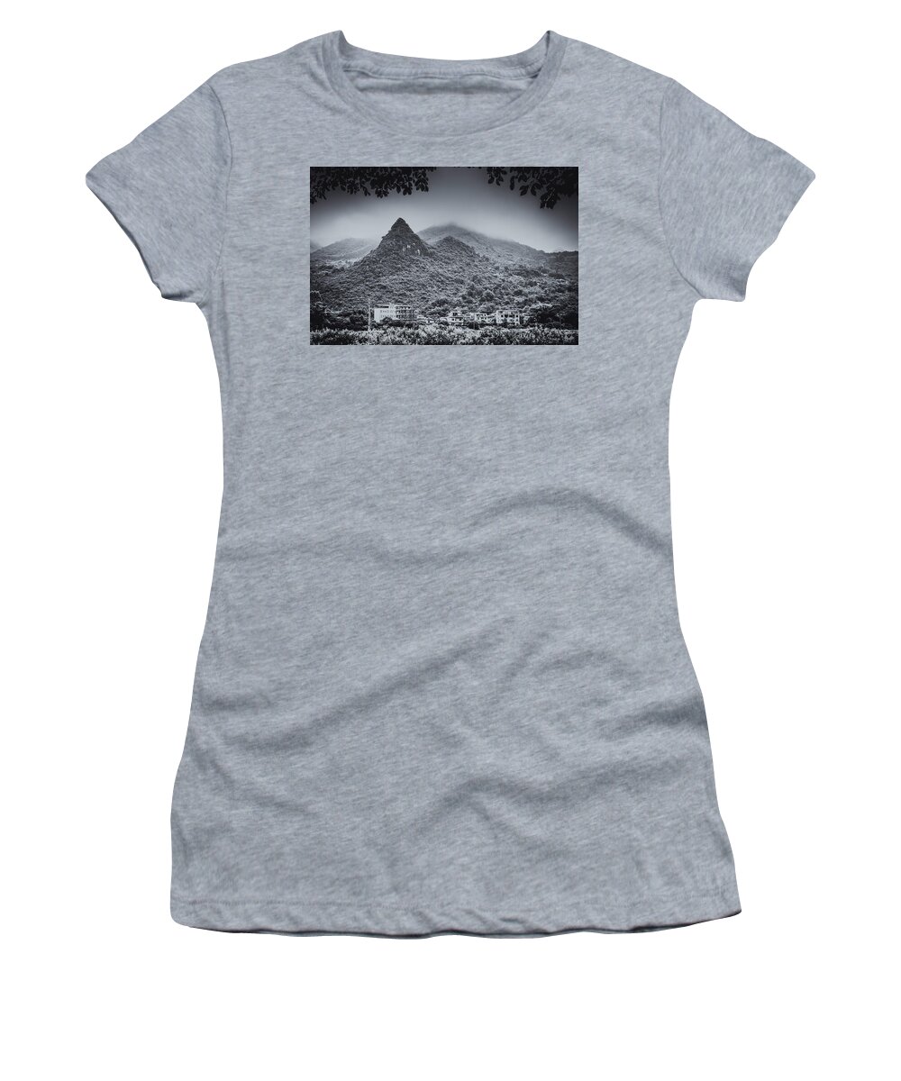 Landscape Women's T-Shirt featuring the photograph Mountains scenery #34 by Carl Ning