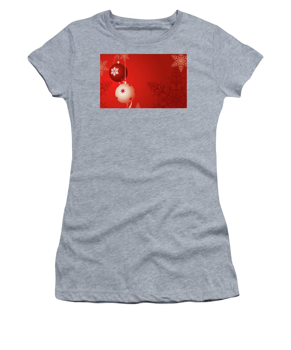 Christmas Women's T-Shirt featuring the digital art Christmas #39 by Super Lovely