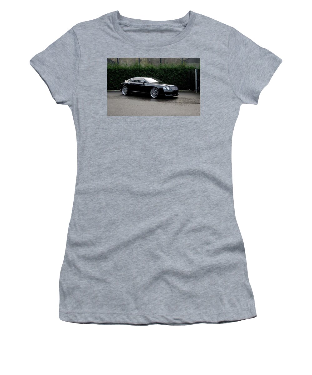 Bentley Women's T-Shirt featuring the photograph Bentley #4 by Jackie Russo