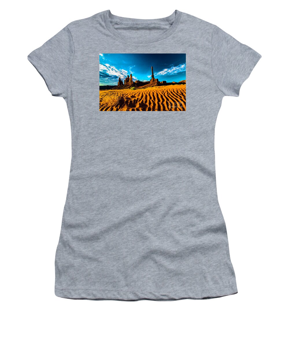 Sand Dune Women's T-Shirt featuring the photograph Sand Dune #7 by Mark Jackson