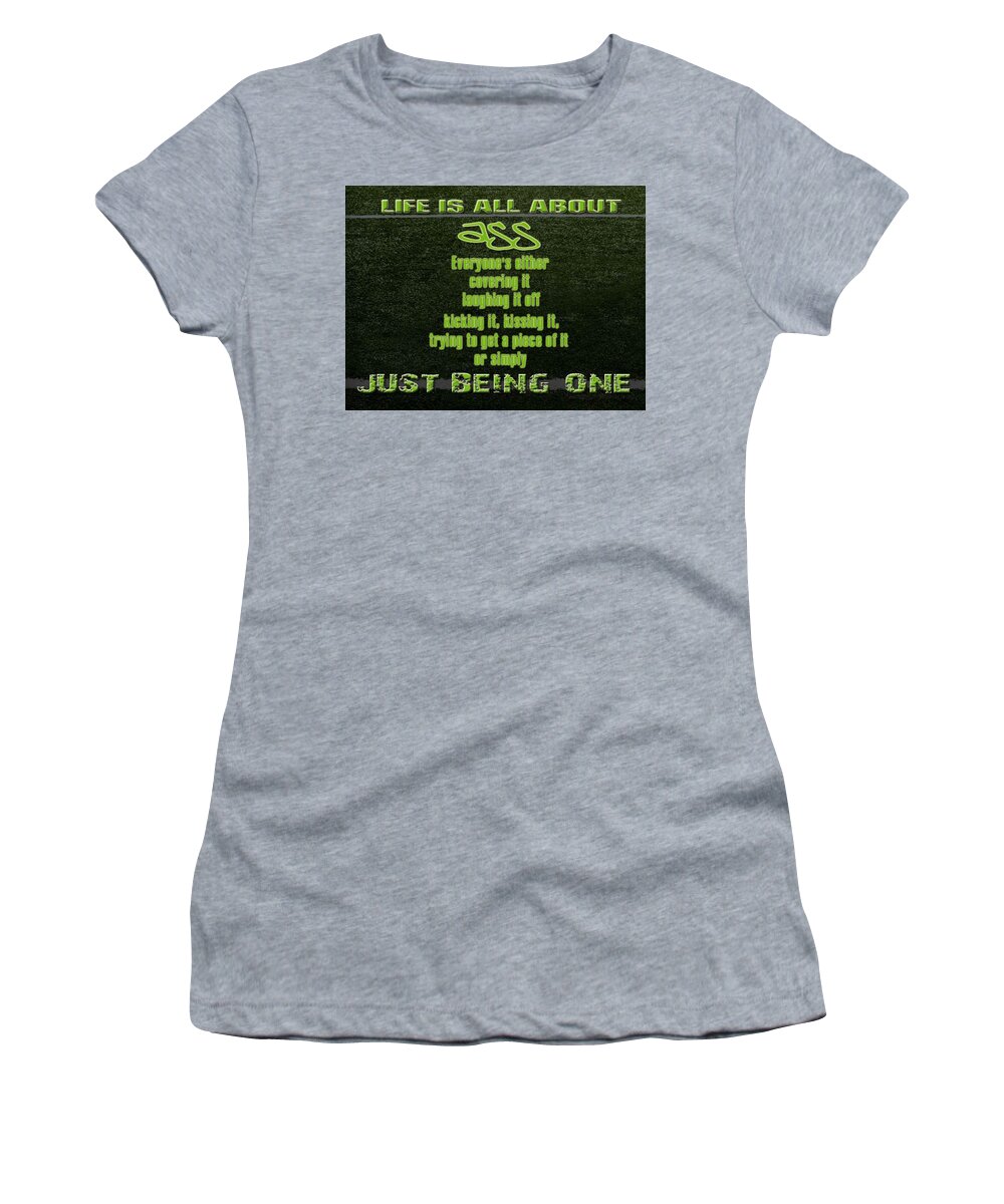 Statement Women's T-Shirt featuring the digital art Statement #4 by Maye Loeser