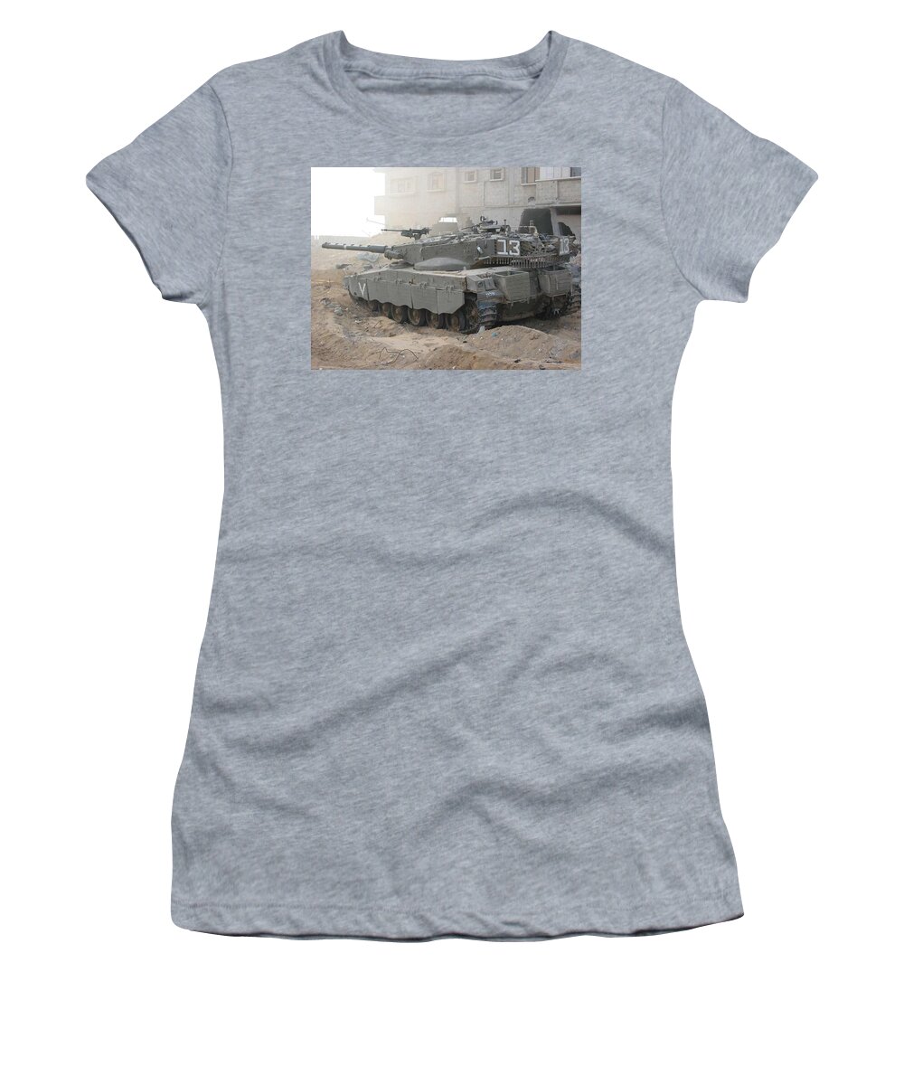 Tank Women's T-Shirt featuring the photograph Tank #4 by Mariel Mcmeeking