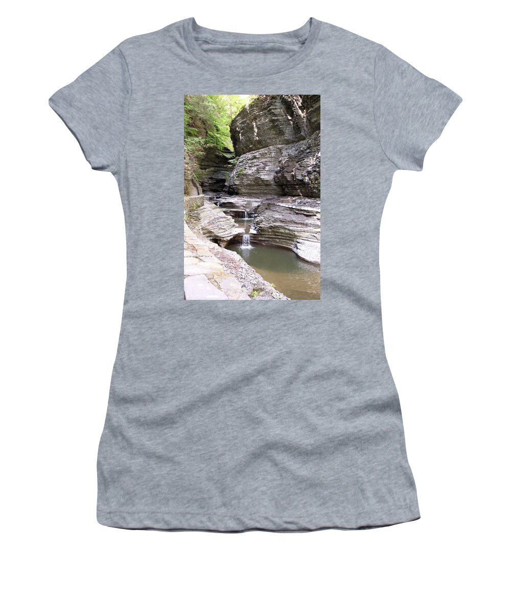 Watkins Glen Women's T-Shirt featuring the photograph Watkins Glen New York #5 by Susan Jensen