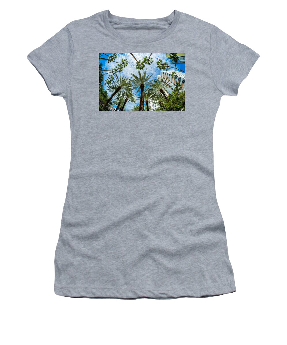Architecture Women's T-Shirt featuring the photograph Miami Beach by Raul Rodriguez
