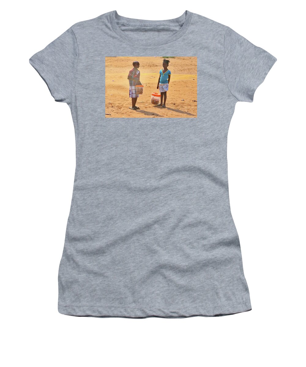 Mozambique Women's T-Shirt featuring the photograph Mozambique #41 by Paul James Bannerman
