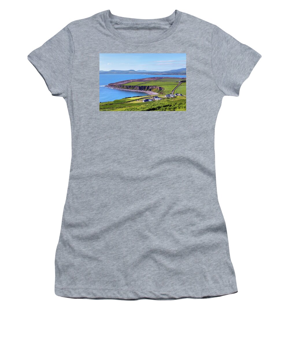 Ballingskelligs Bay Women's T-Shirt featuring the photograph Ring of Kerry - Ireland #5 by Joana Kruse