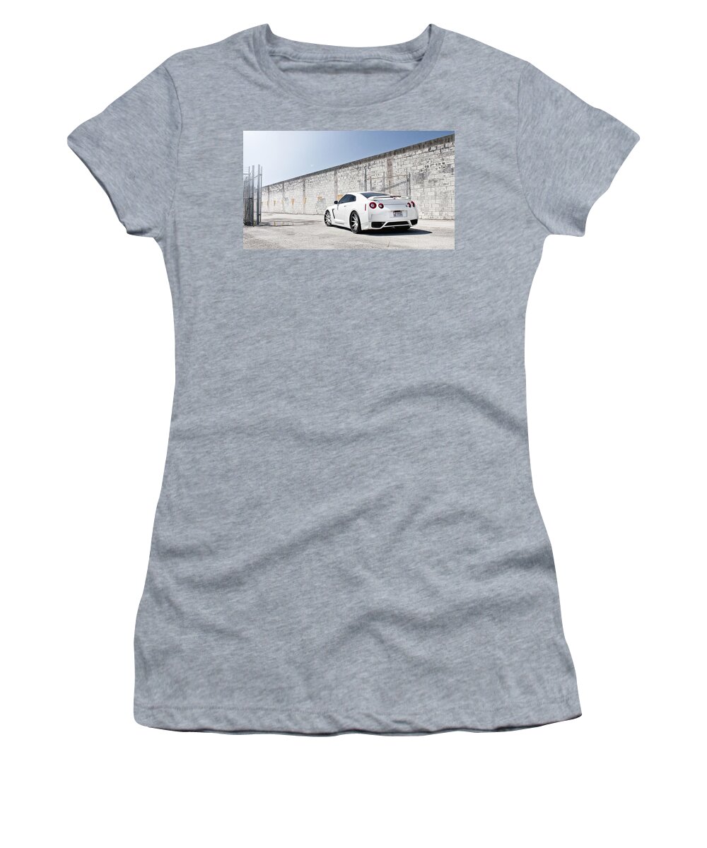 Tuned Women's T-Shirt featuring the digital art Tuned #5 by Maye Loeser