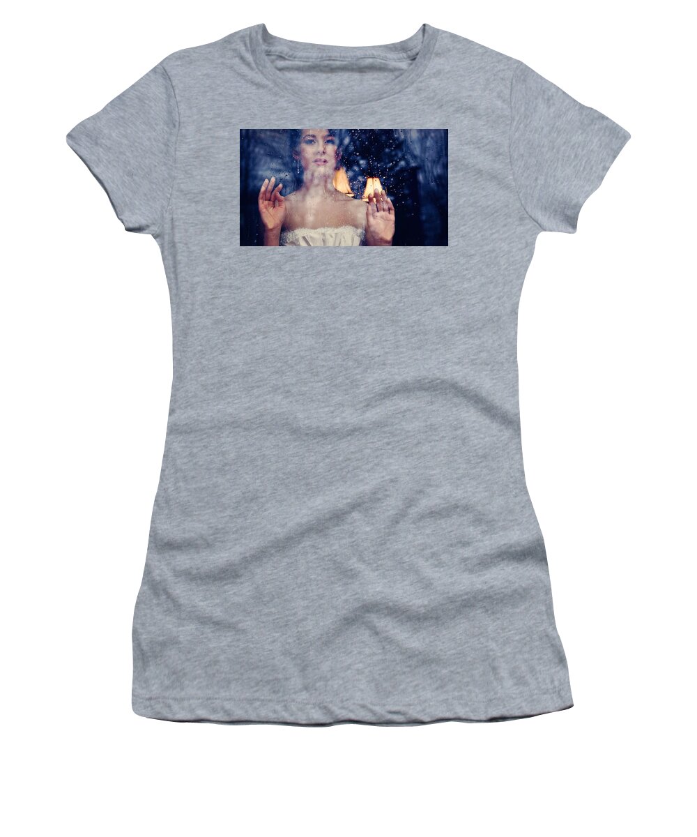 Women Women's T-Shirt featuring the photograph Women #5 by Jackie Russo