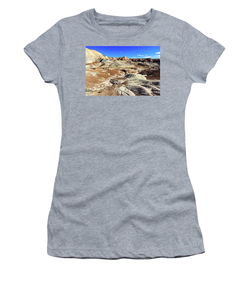 Arizona Women's T-Shirt featuring the photograph Arizona Petrified Forest #6 by Raul Rodriguez