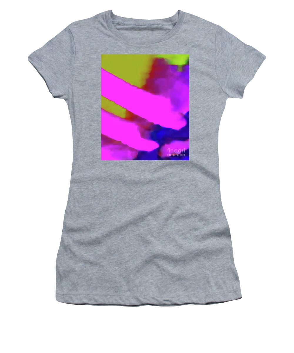 Walter Paul Bebirian Women's T-Shirt featuring the digital art 7-19-2015babcdefghijk by Walter Paul Bebirian