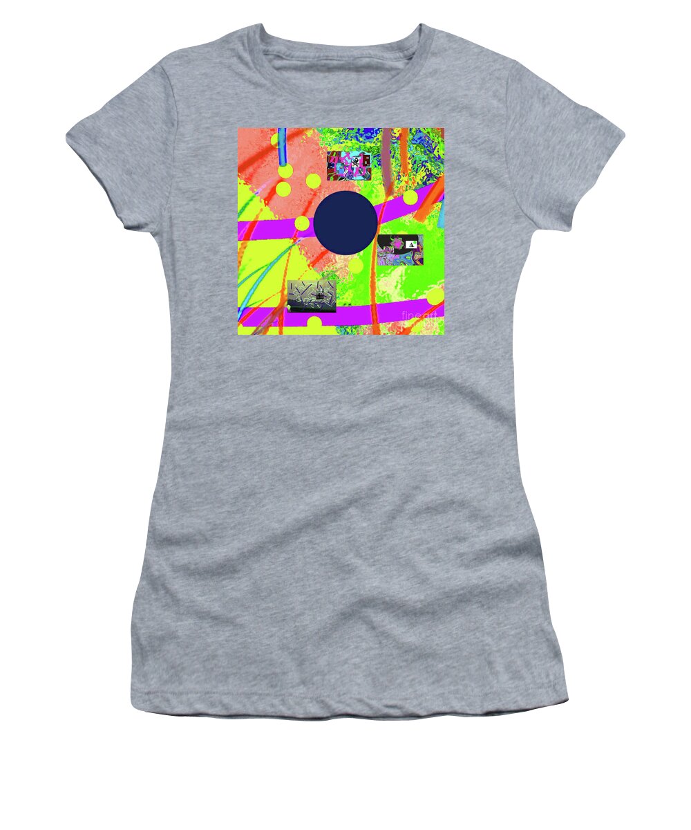 Walter Paul Bebirian Women's T-Shirt featuring the digital art 7-27-2015babcdefghijklmnopqrtuvwxy by Walter Paul Bebirian