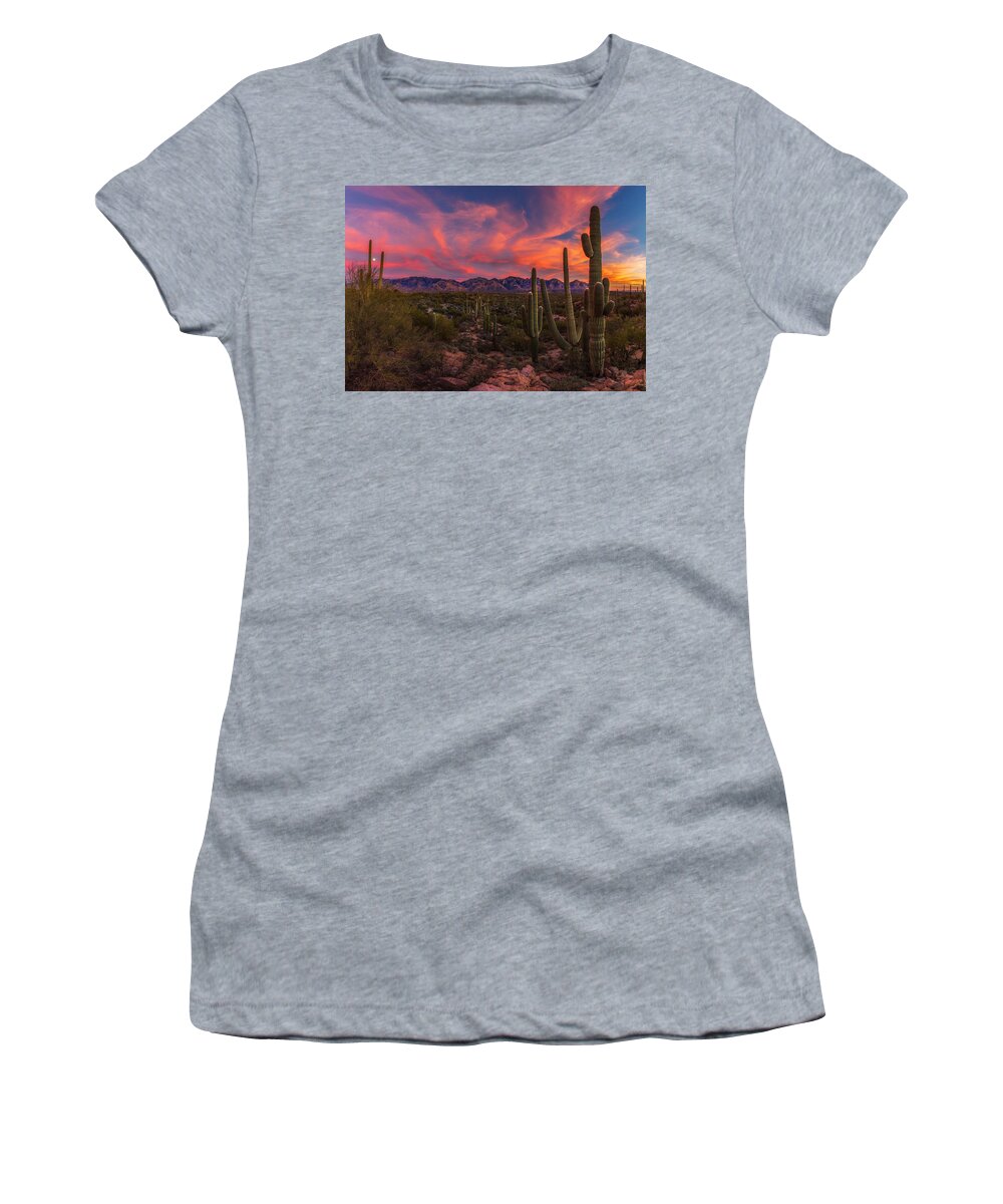 Desert Women's T-Shirt featuring the digital art Desert #7 by Maye Loeser