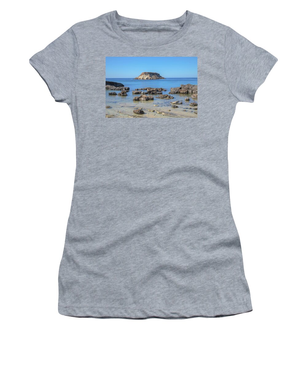 Agios Georgios Women's T-Shirt featuring the photograph Pegeia - Cyprus #7 by Joana Kruse